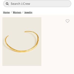 NWT JCREW organic texture COLLAR NECKLACE